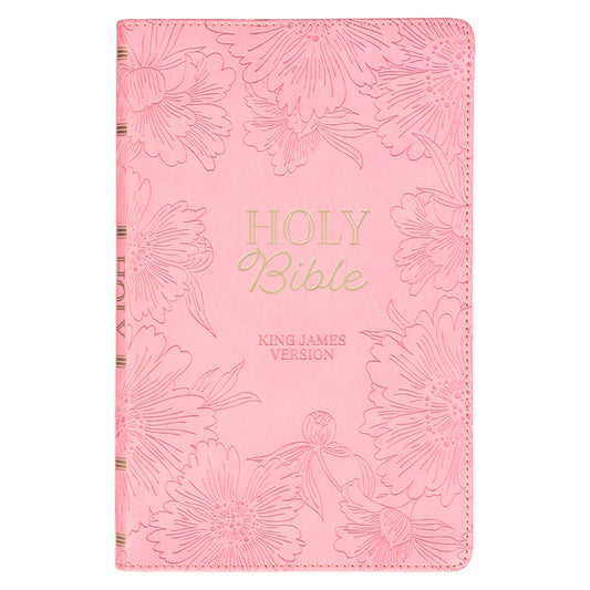 KJV Bible Gift Edition (Faux Leather, Light Pink)
